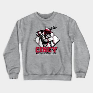 Cincy Forever Diamond Baseball Crewneck Sweatshirt